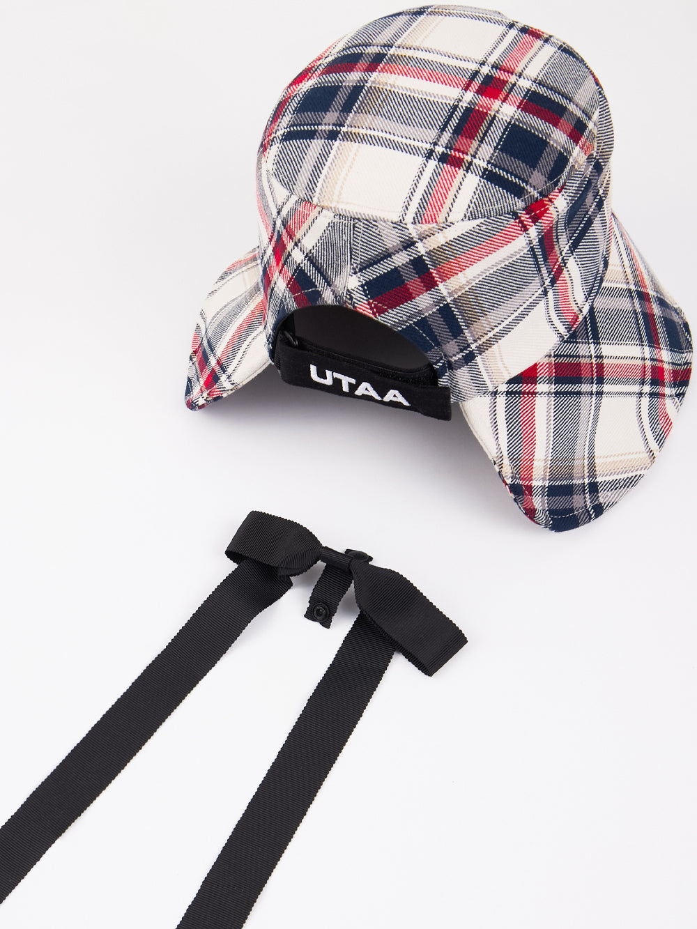 UTAA Britishインディゴチェックバックオープンバケットハット : Women's