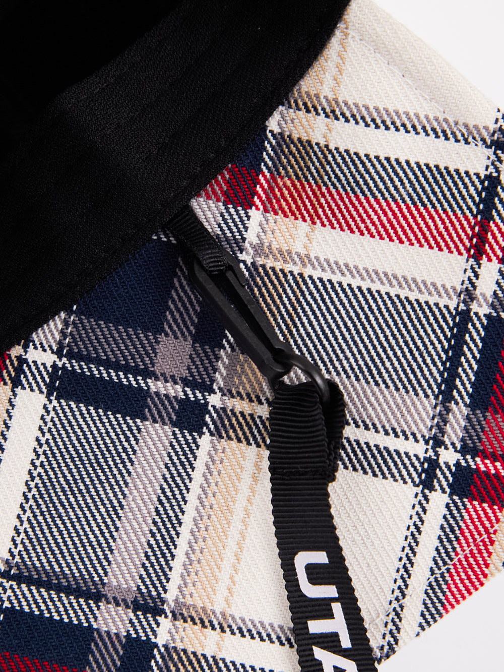 UTAA Britishインディゴチェックバックオープンバケットハット : Women's