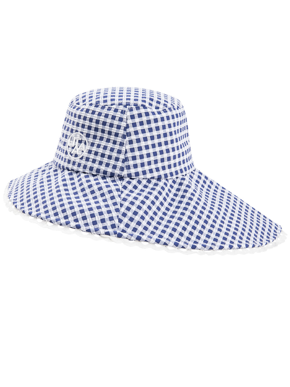 UTAA オーシャンチェックRuffleレースバケットハット : Women's