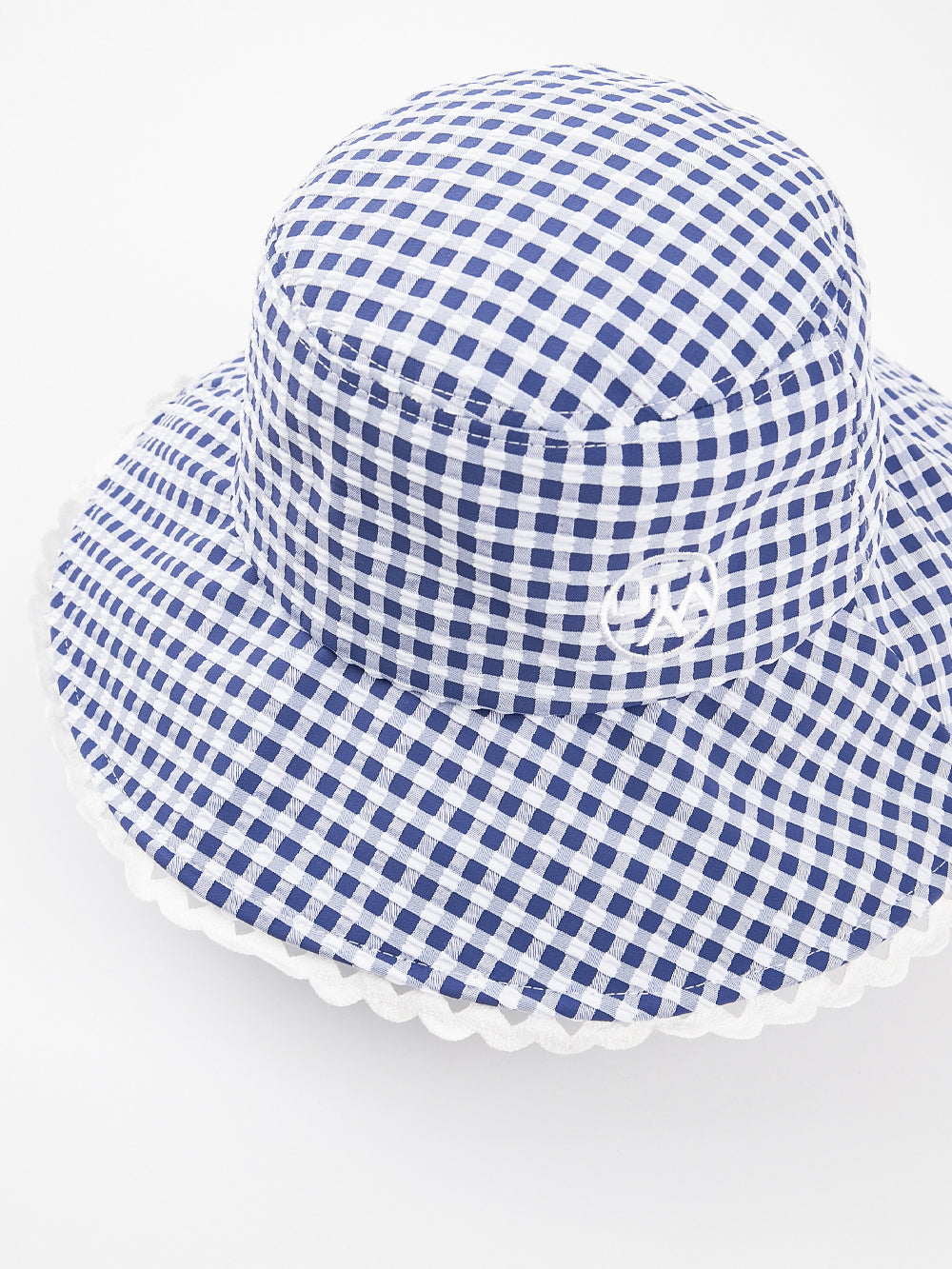 UTAA オーシャンチェックRuffleレースバケットハット : Women's