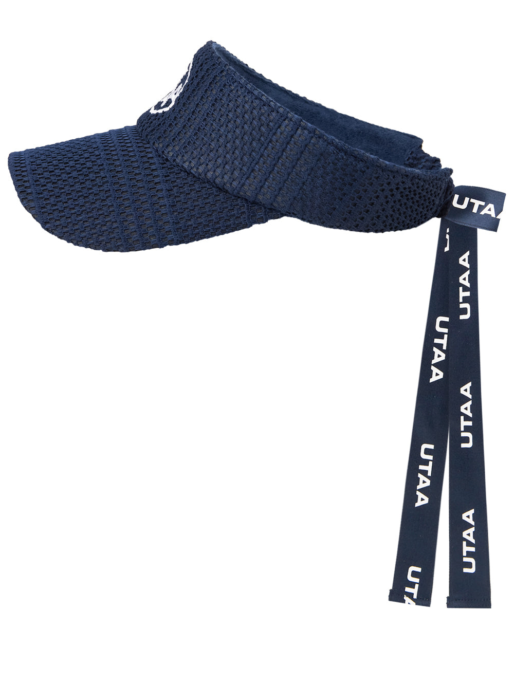 UTAA クロシェパンチングレースサンバイザー ネイビー : Women's