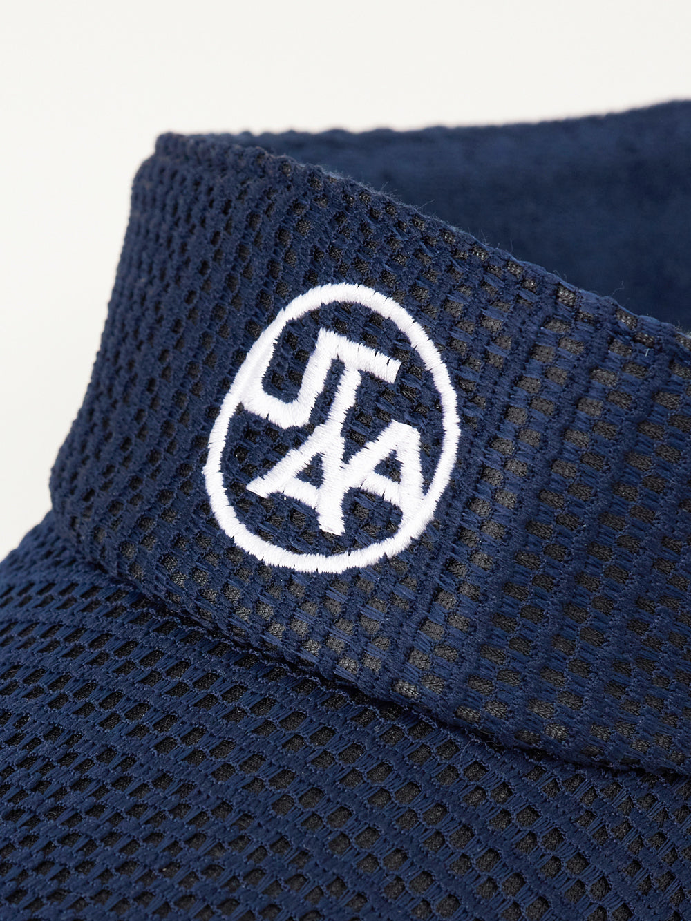 UTAA クロシェパンチングレースサンバイザー ネイビー : Women's