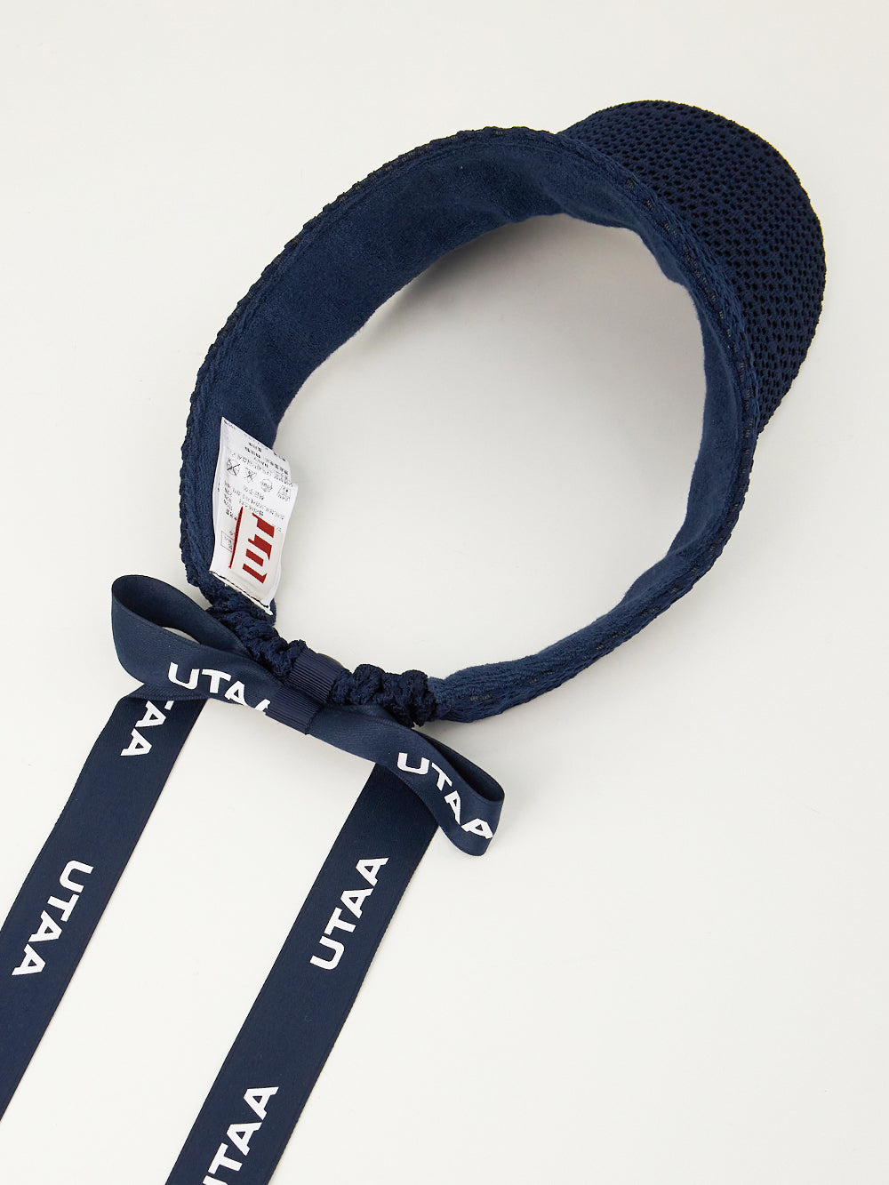 UTAA クロシェパンチングレースサンバイザー ネイビー : Women's