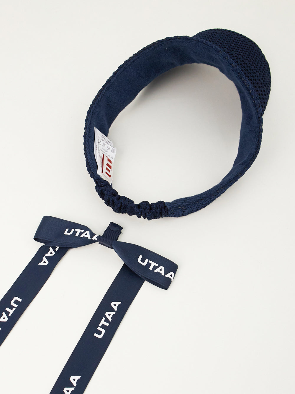 UTAA クロシェパンチングレースサンバイザー ネイビー : Women's