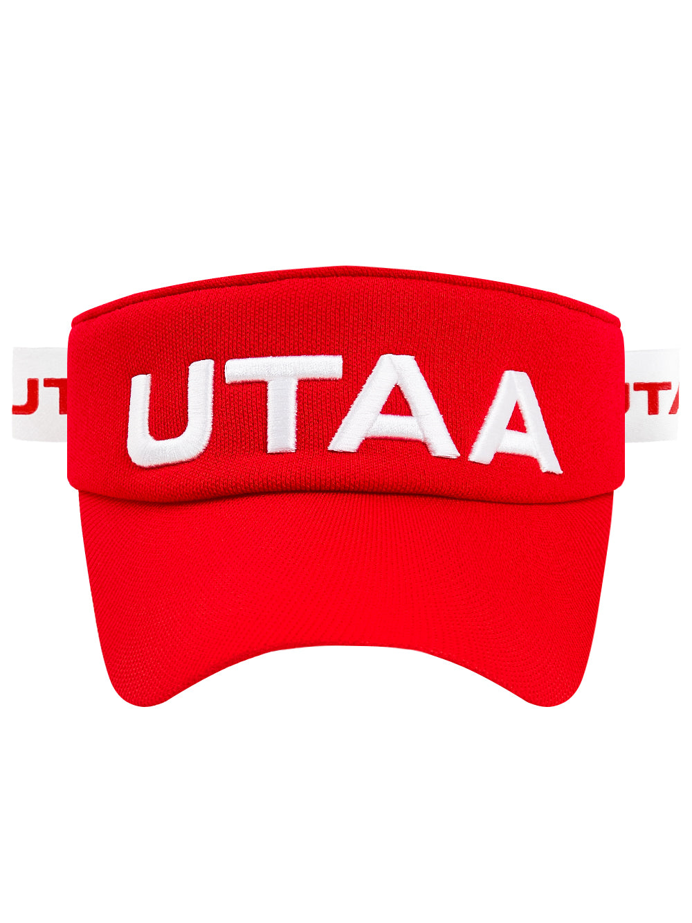 UTAA Chromaボールドロゴニットサンバイザー レッド : Women's