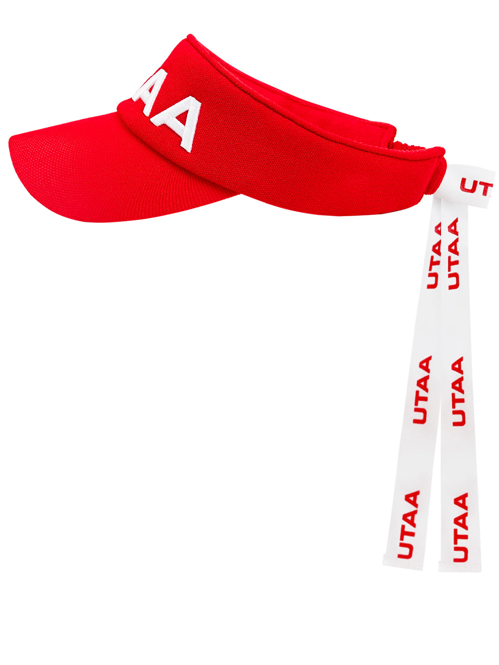 UTAA Chromaボールドロゴニットサンバイザー レッド : Women's