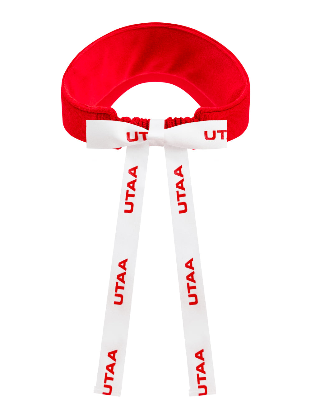 UTAA Chromaボールドロゴニットサンバイザー レッド : Women's
