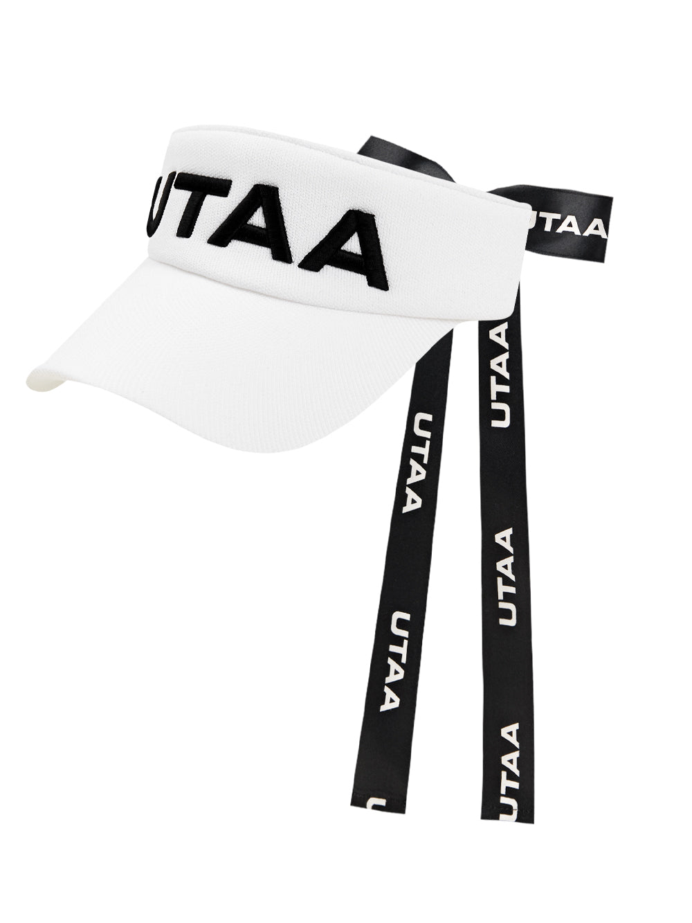 UTAA Chromaボールドロゴニットサンバイザー ホワイト : Women's