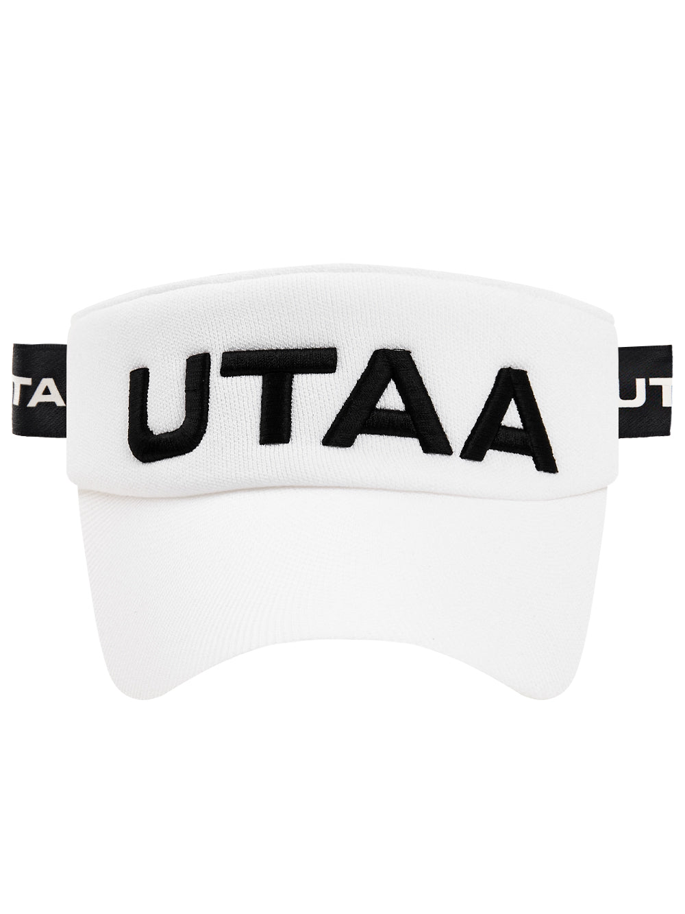 UTAA Chromaボールドロゴニットサンバイザー ホワイト : Women's