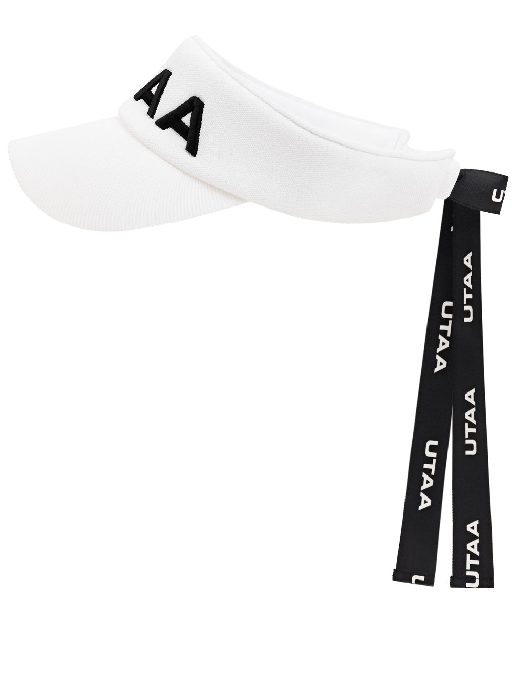 UTAA Chromaボールドロゴニットサンバイザー ホワイト : Women's