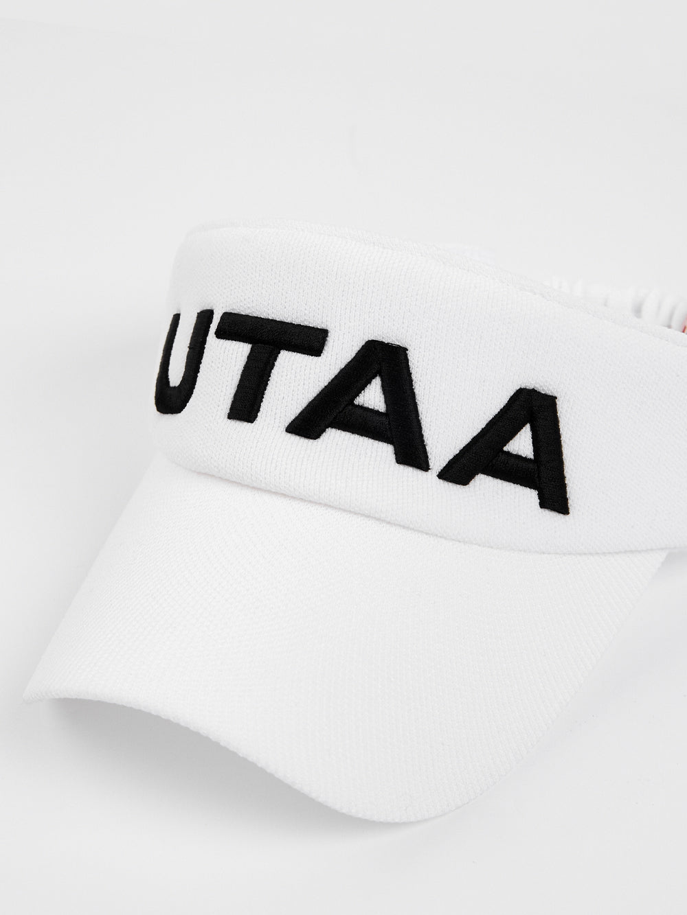 UTAA Chromaボールドロゴニットサンバイザー ホワイト : Women's