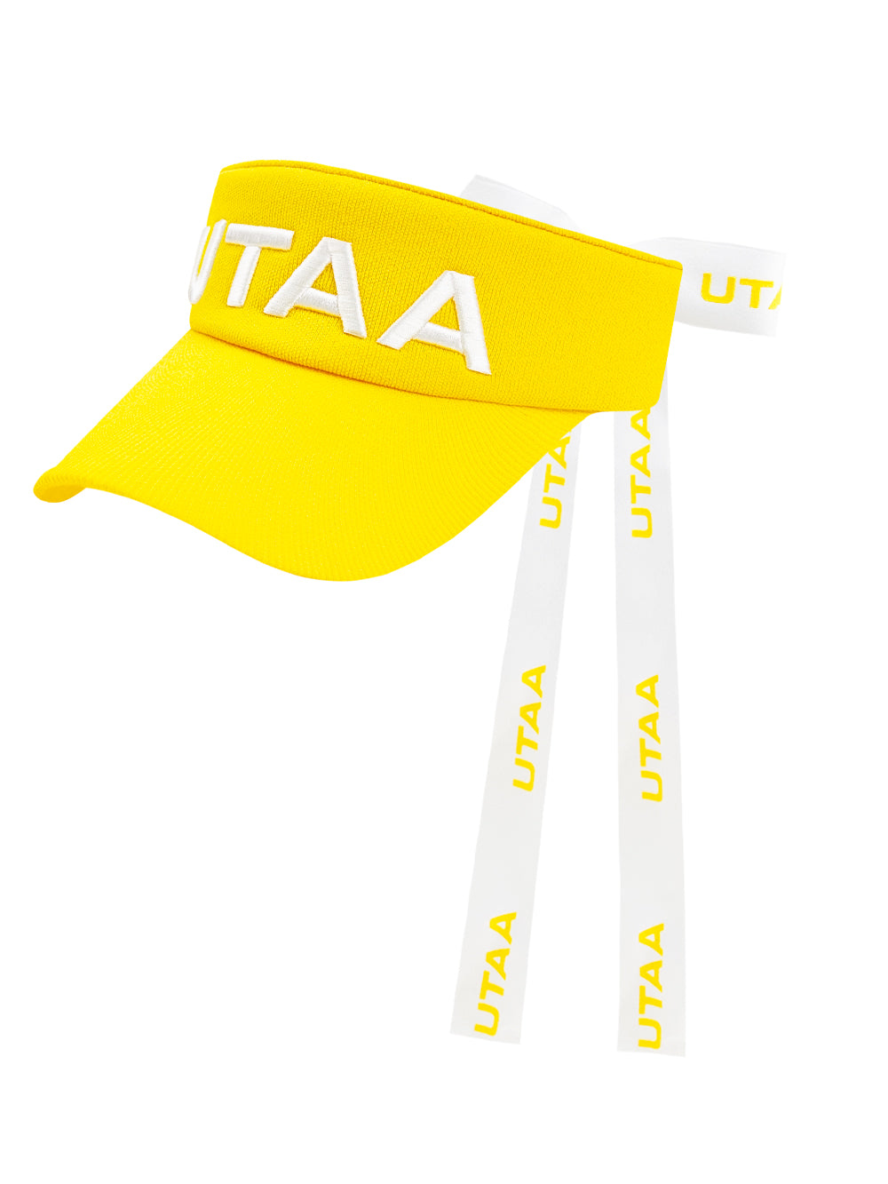UTAA Chromaボールドロゴニットサンバイザー イエロー : Women's