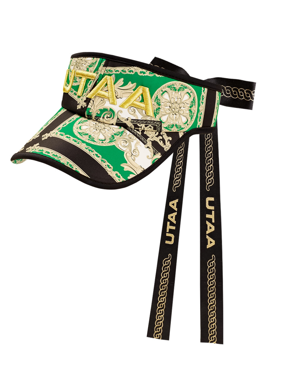 ユタ ゴールデンバロックバインディングサンバイザー