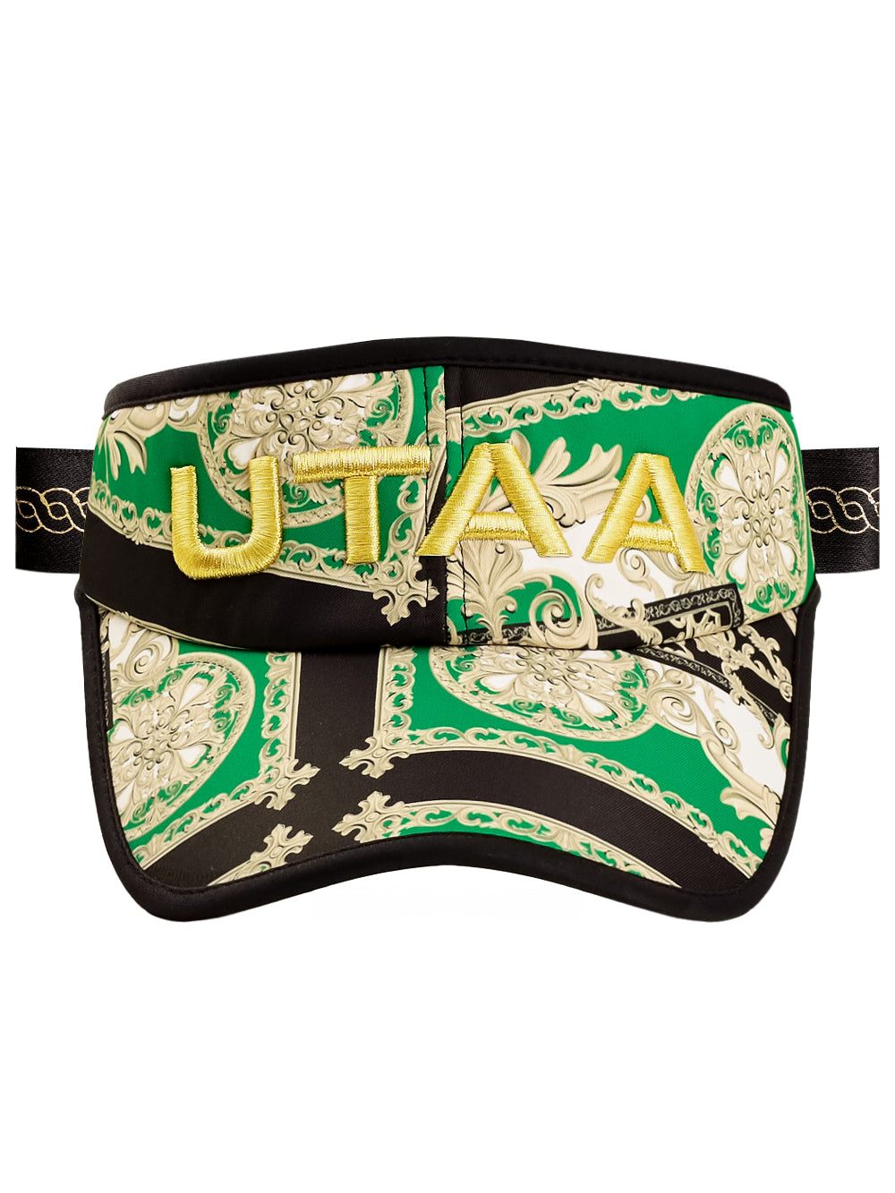 ユタ ゴールデンバロックバインディングサンバイザー