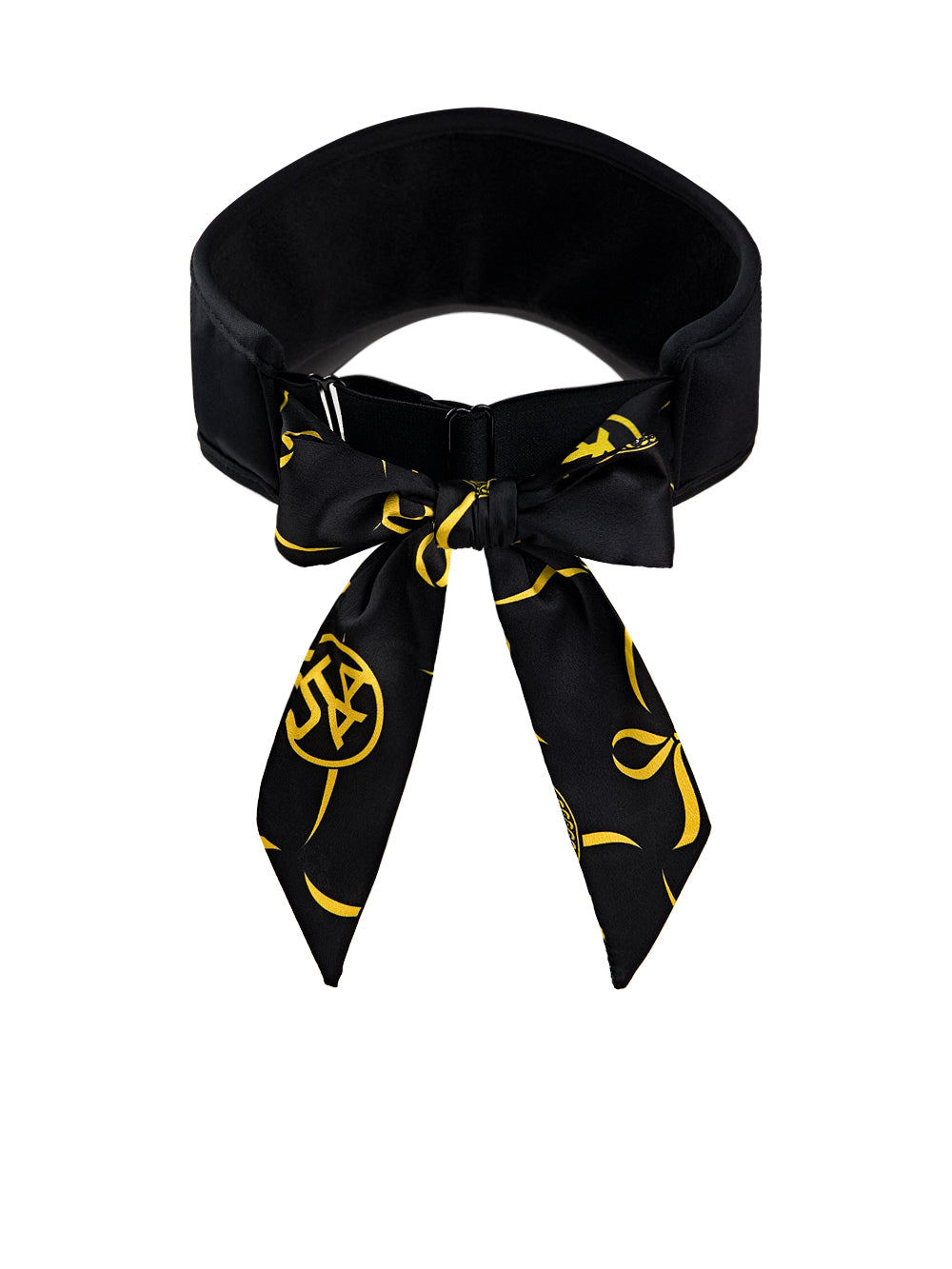 UTAA TiedリボンパンサーScarfサンバイザー ブラック : Women's