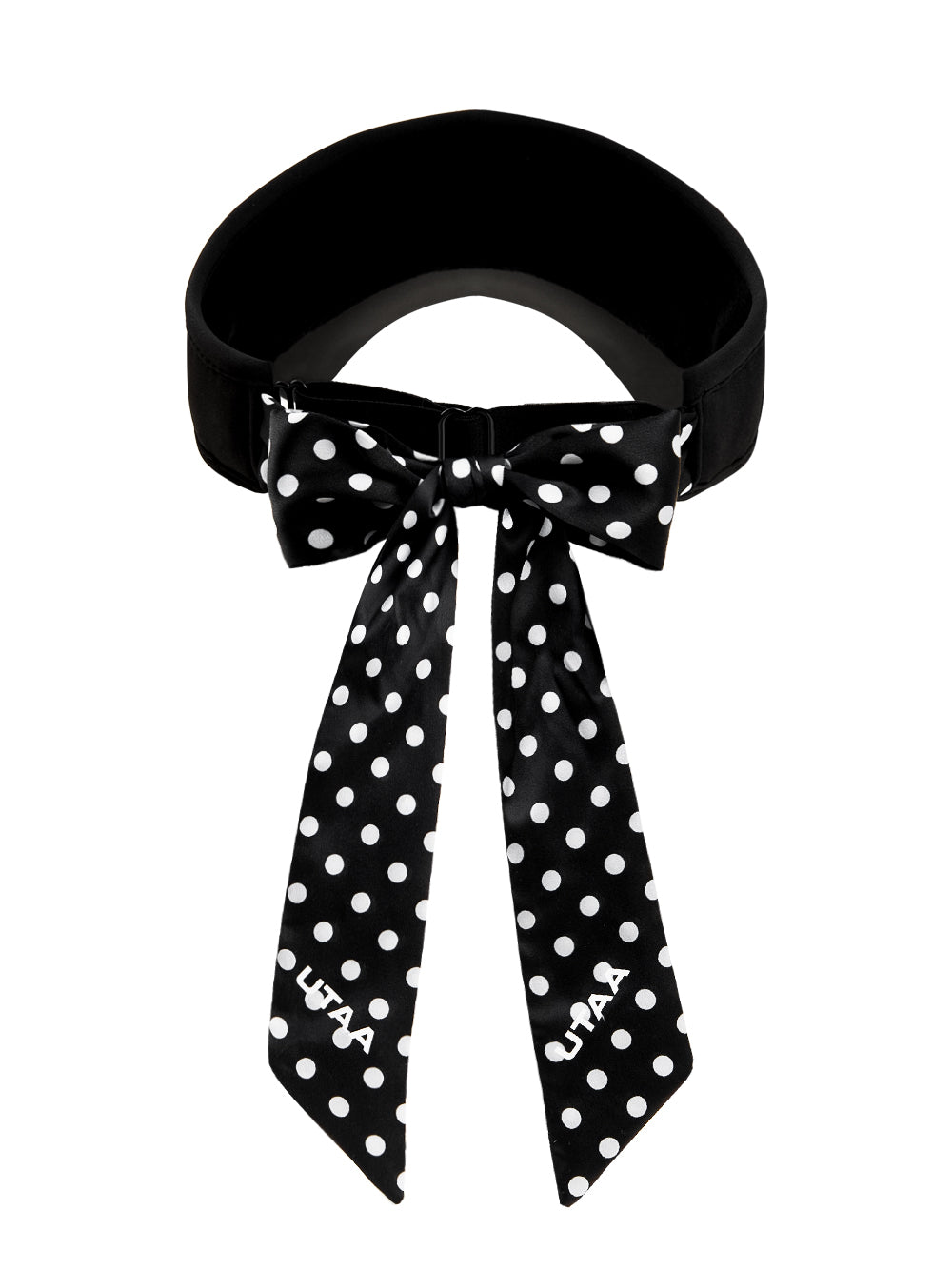 UTAA ドルチェクラシックドットScarfサンバイザー ブラック : Women's