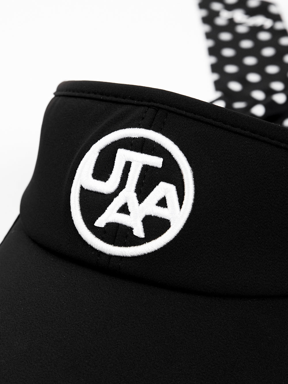 UTAA ドルチェクラシックドットScarfサンバイザー ブラック : Women's