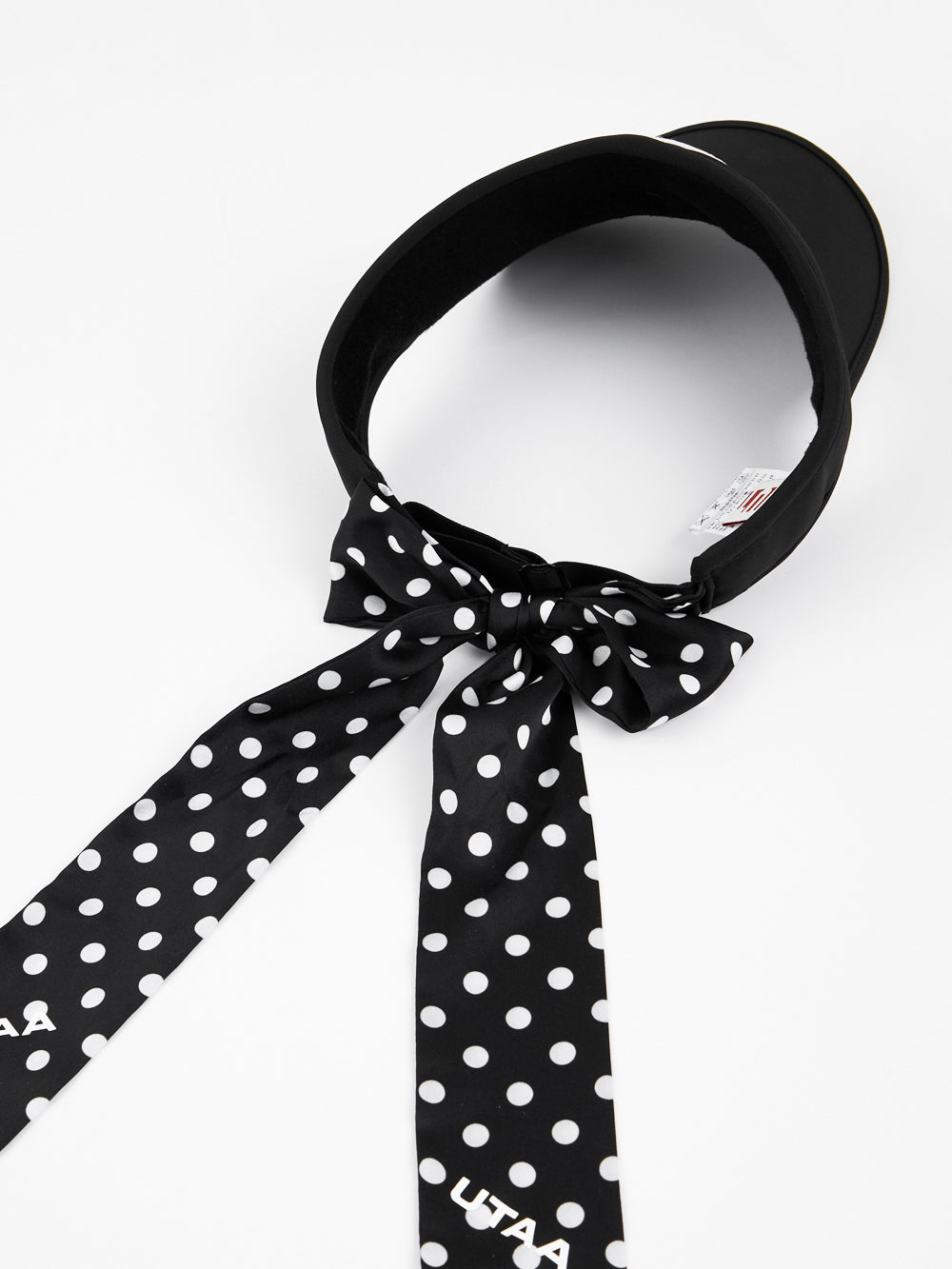 UTAA ドルチェクラシックドットScarfサンバイザー ブラック : Women's