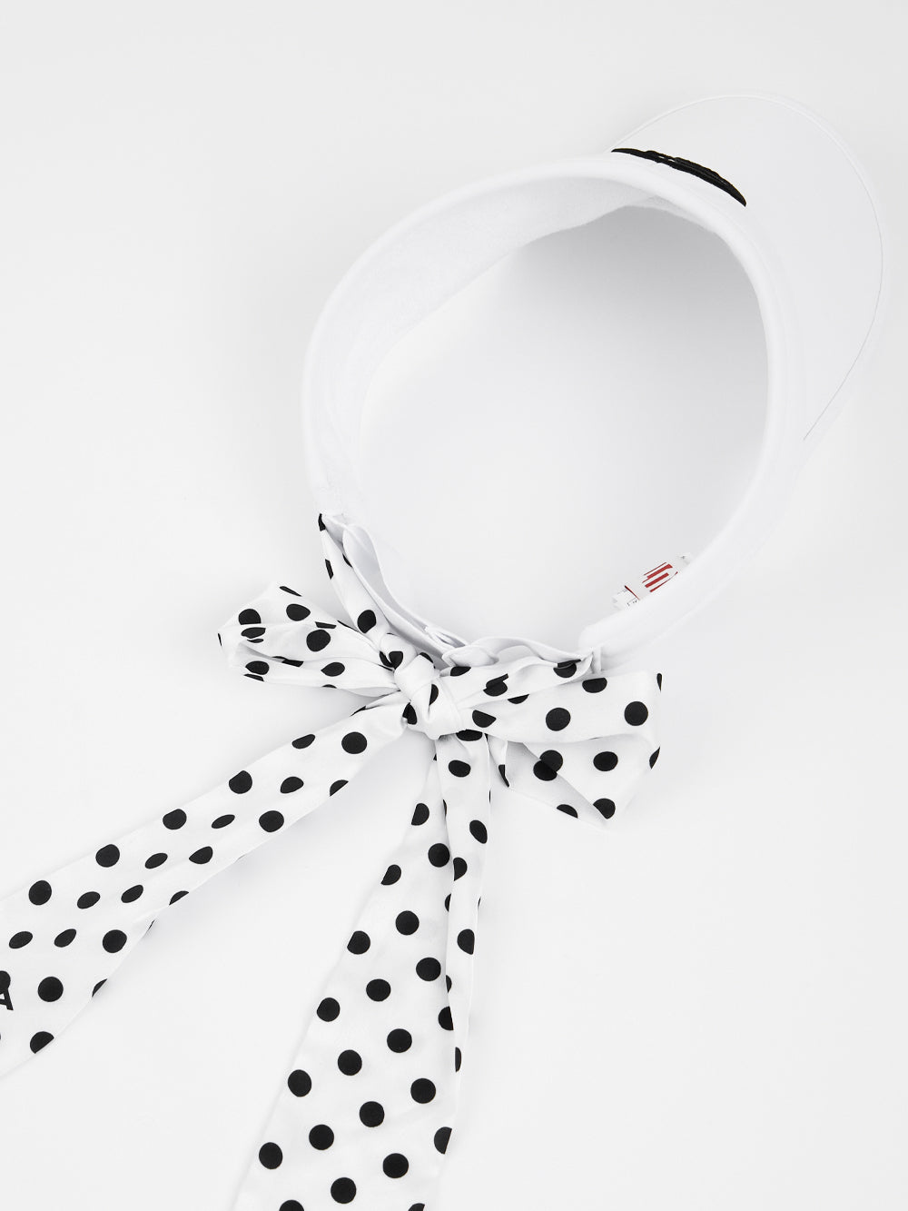 UTAA ドルチェクラシックドットScarfサンバイザー ホワイト : Women's