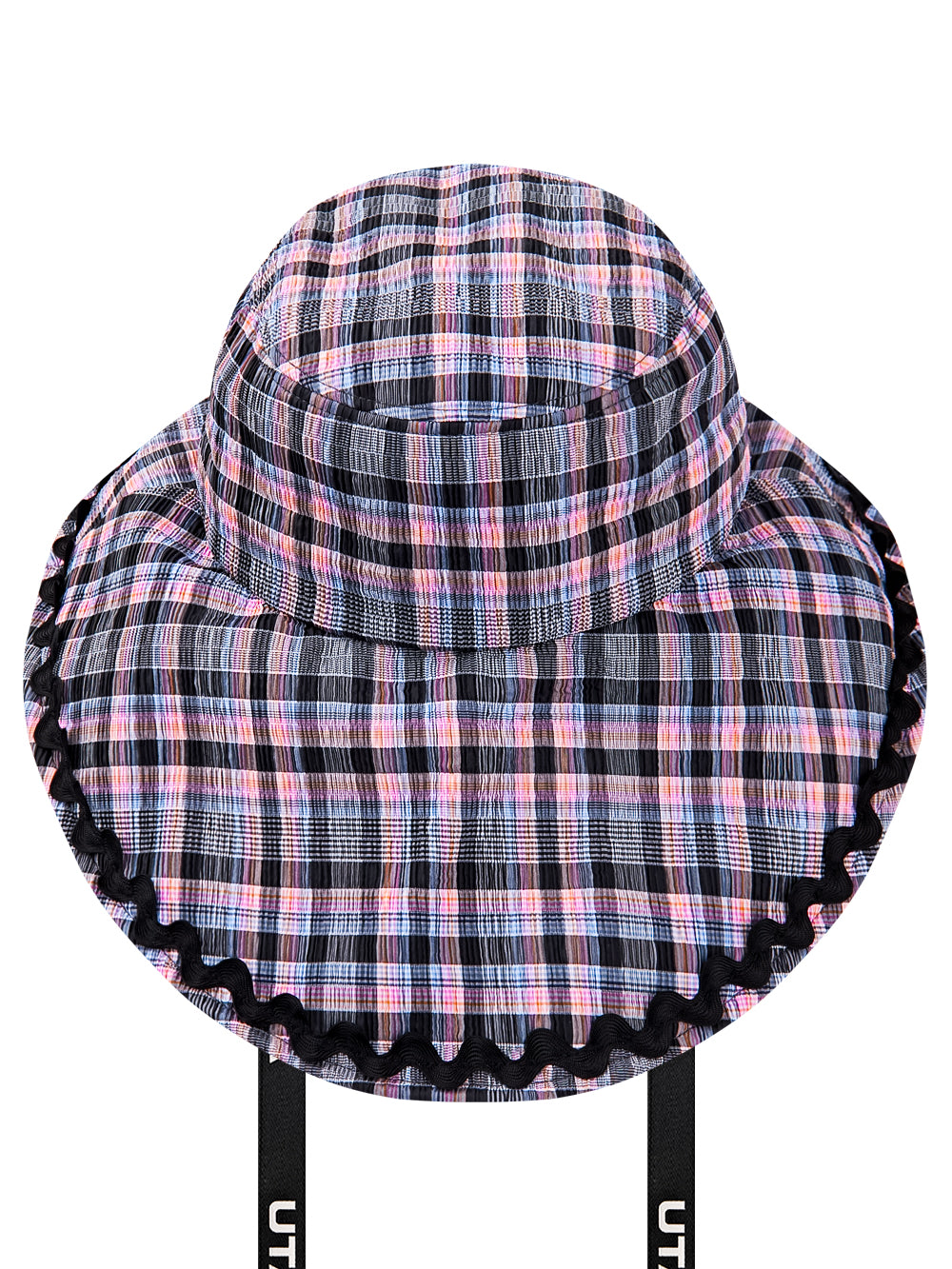 ブランチェックシアバケットハット