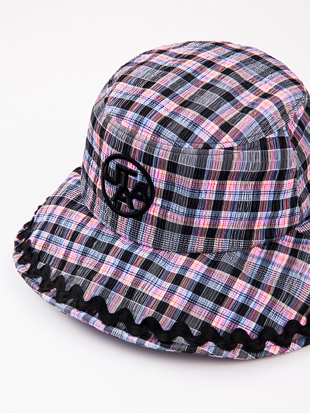 ブランチェックシアバケットハット