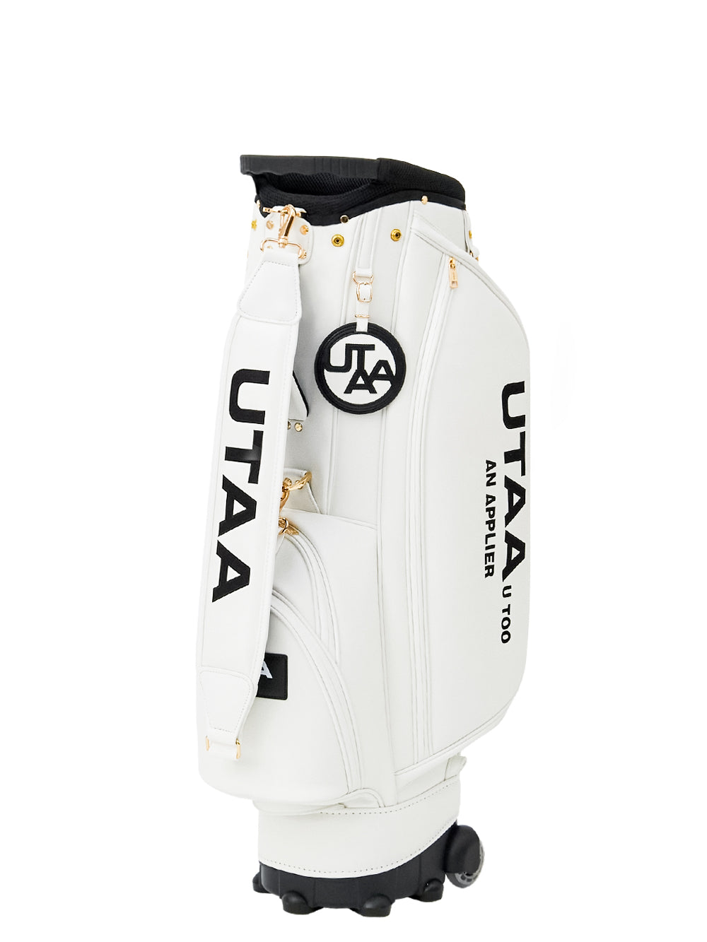 UTAA ギルトリングパッチワークキャディバッグ ホワイト : Women's