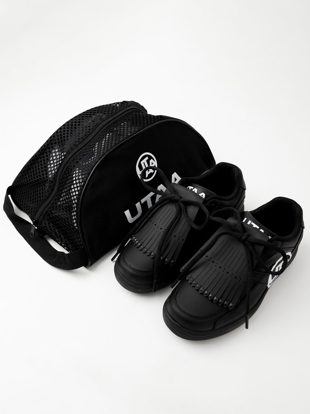 UTAA モノCircleダービーキルティGolfスニーカー : Women's