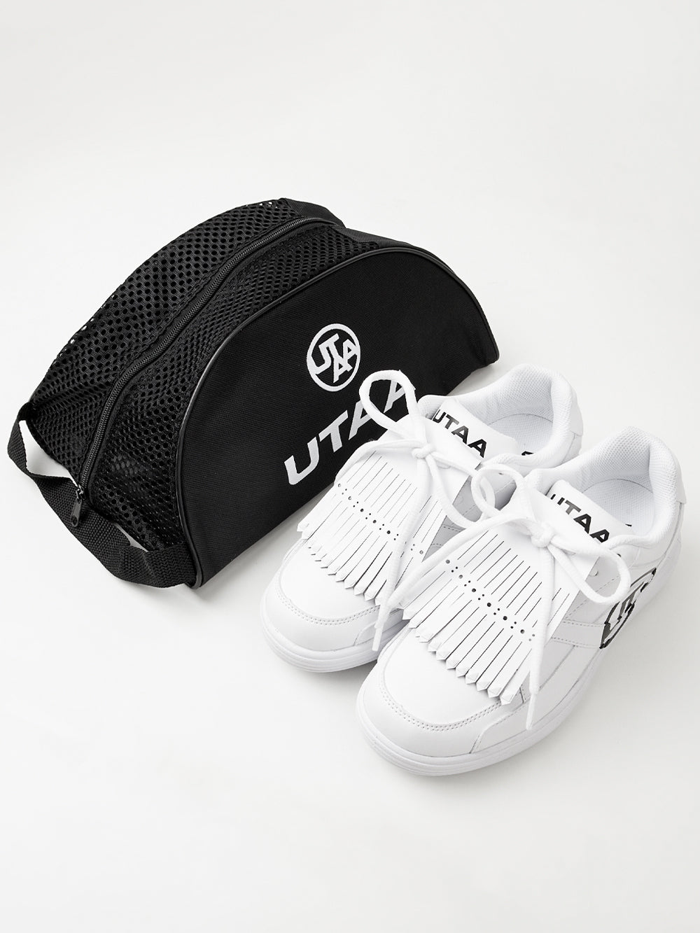 UTAA モノCircleダービーキルティGolfスニーカー : Women's