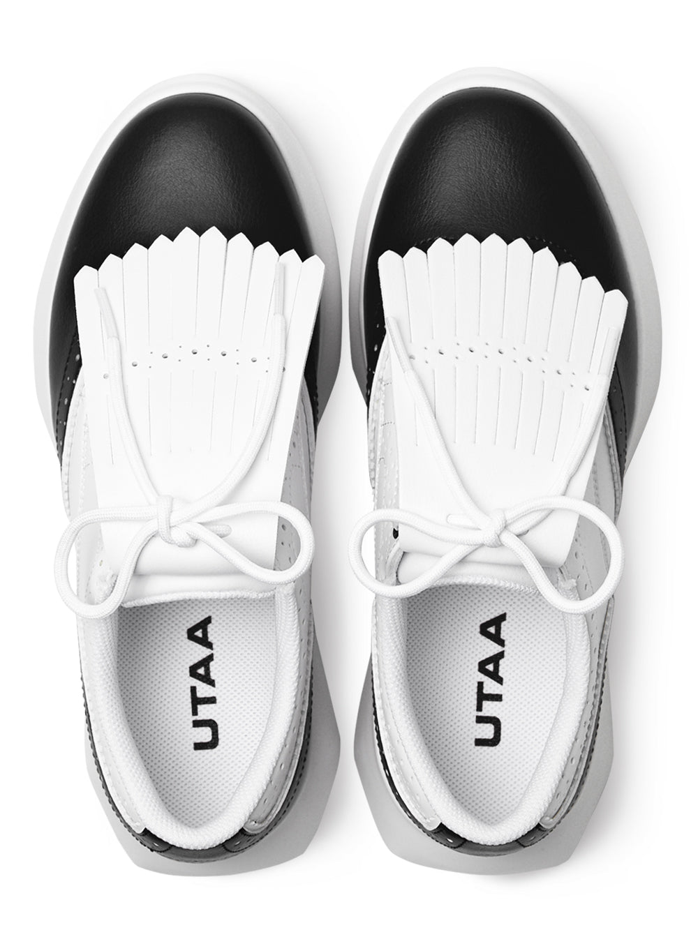 UTAA アイコニックカラーダービーキルティGolfスニーカー : Women's