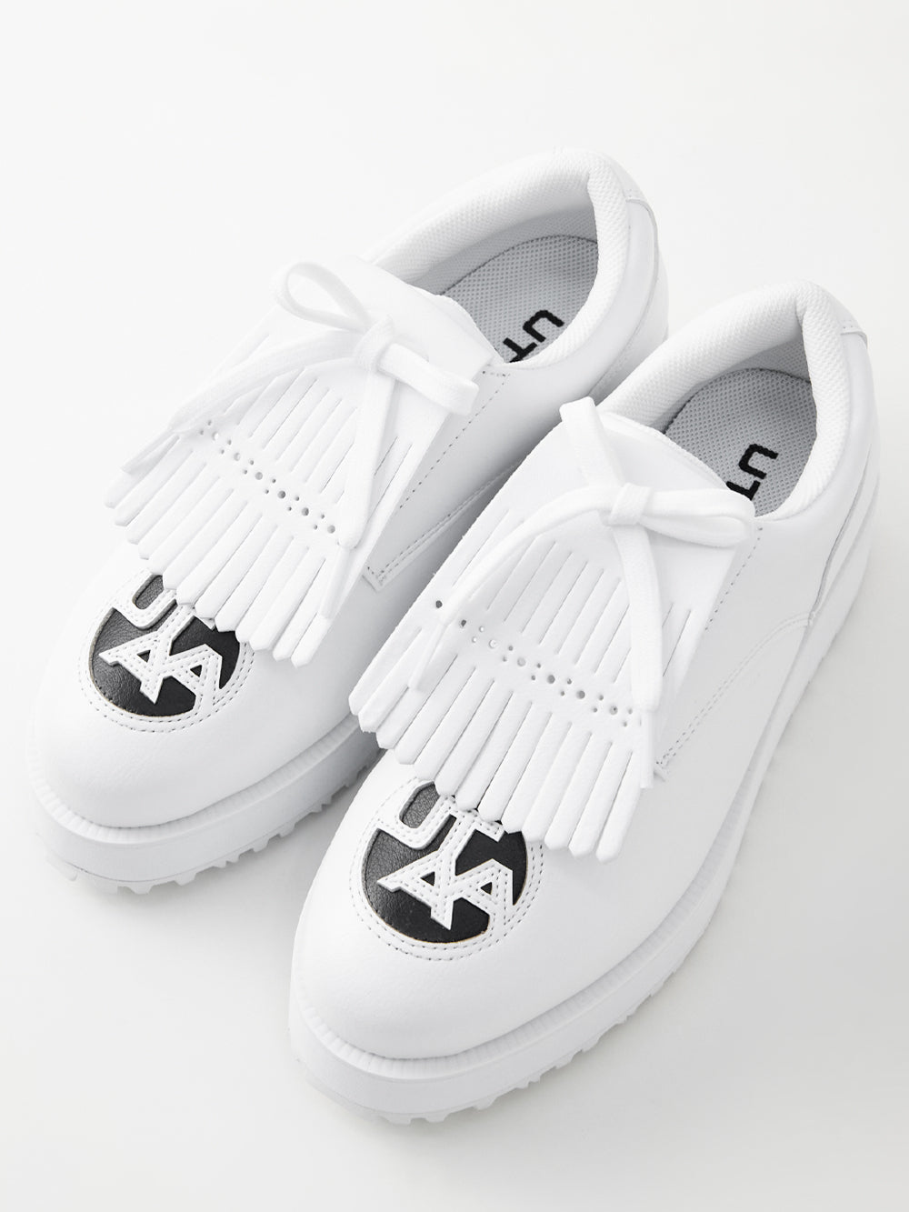 UTAA モノエンブレムダービーキルティプラットフォームスニーカー : Women's WH 11