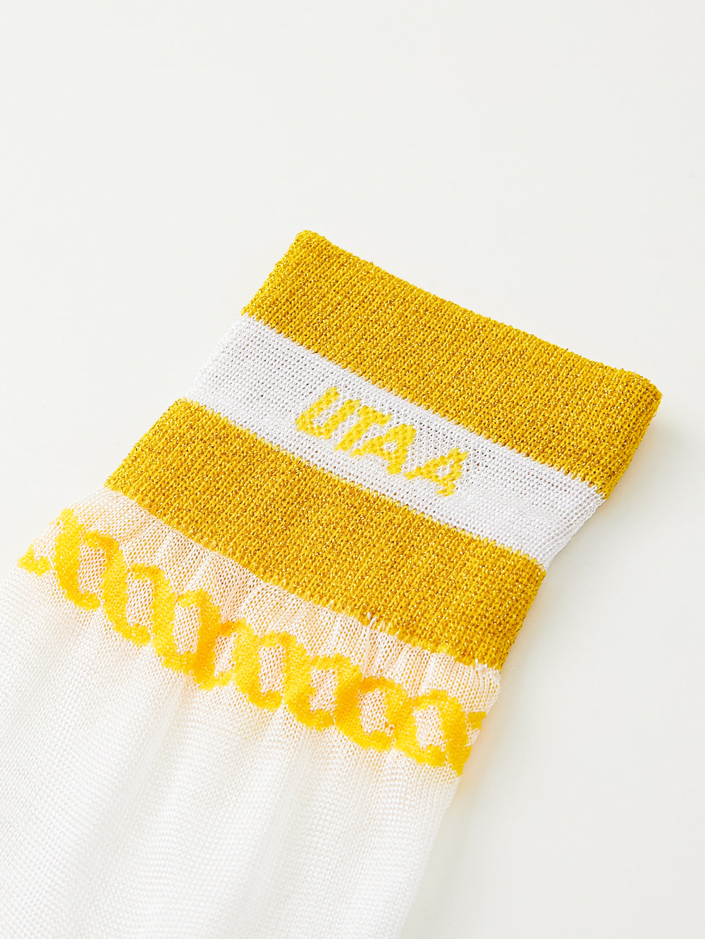 UTAA ScudoGlintロゴメッシュソックス ゴールド : Women's