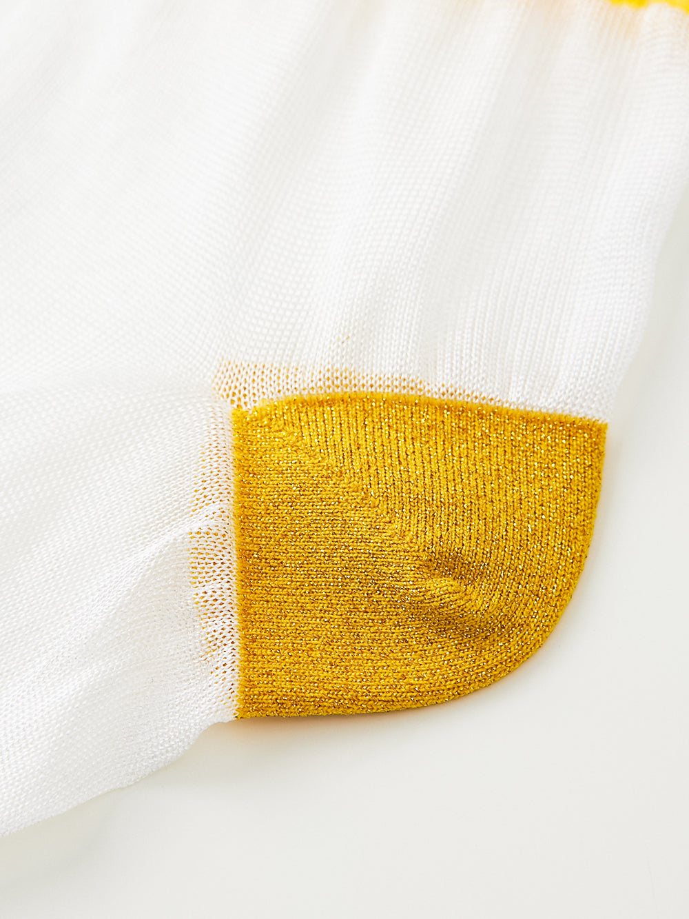 UTAA ScudoGlintロゴメッシュソックス ゴールド : Women's
