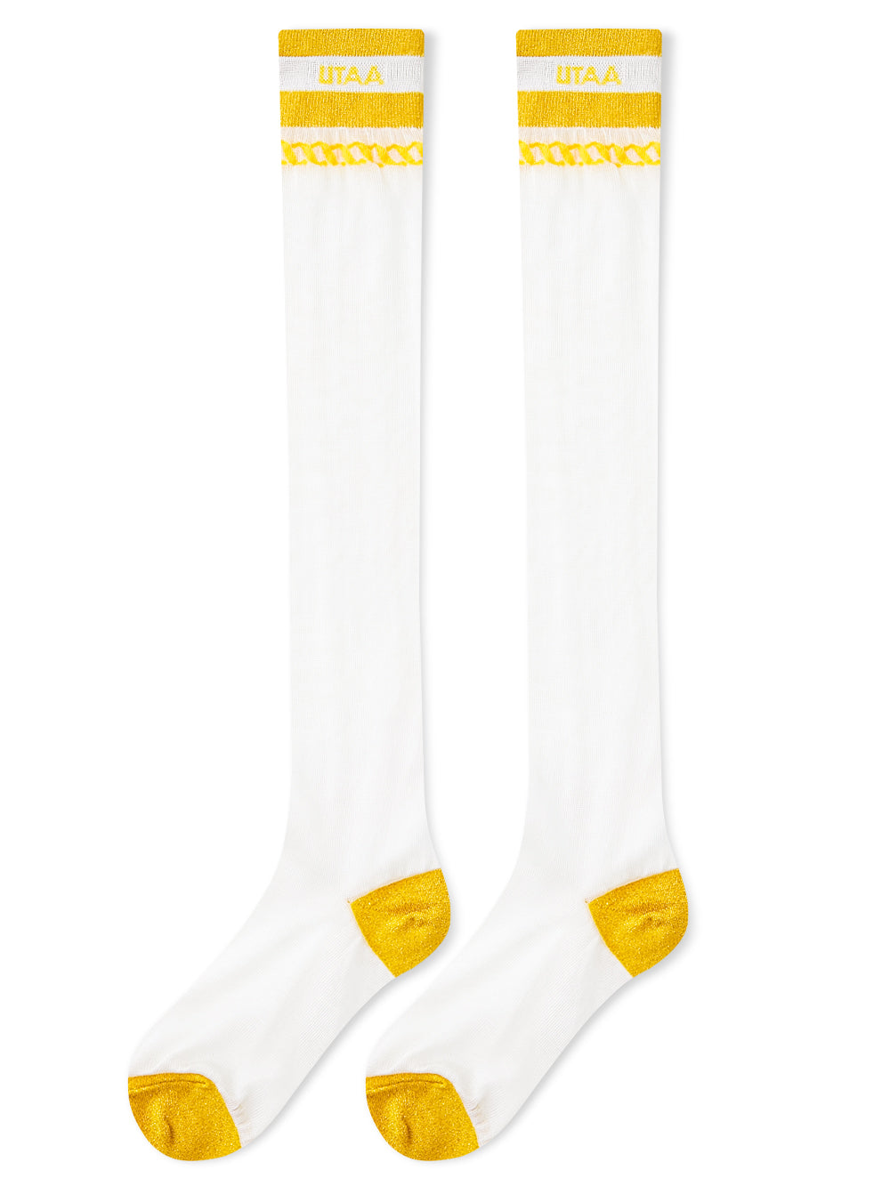 UTAA ScudoGlintロゴメッシュKneeソックス : Women's