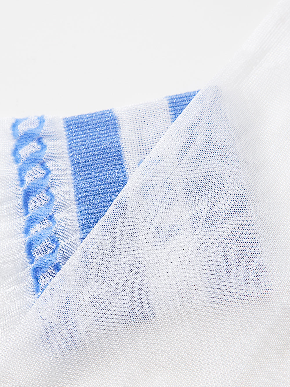 UTAA ScudoGlintロゴメッシュKneeソックス スカイブルー : Women's