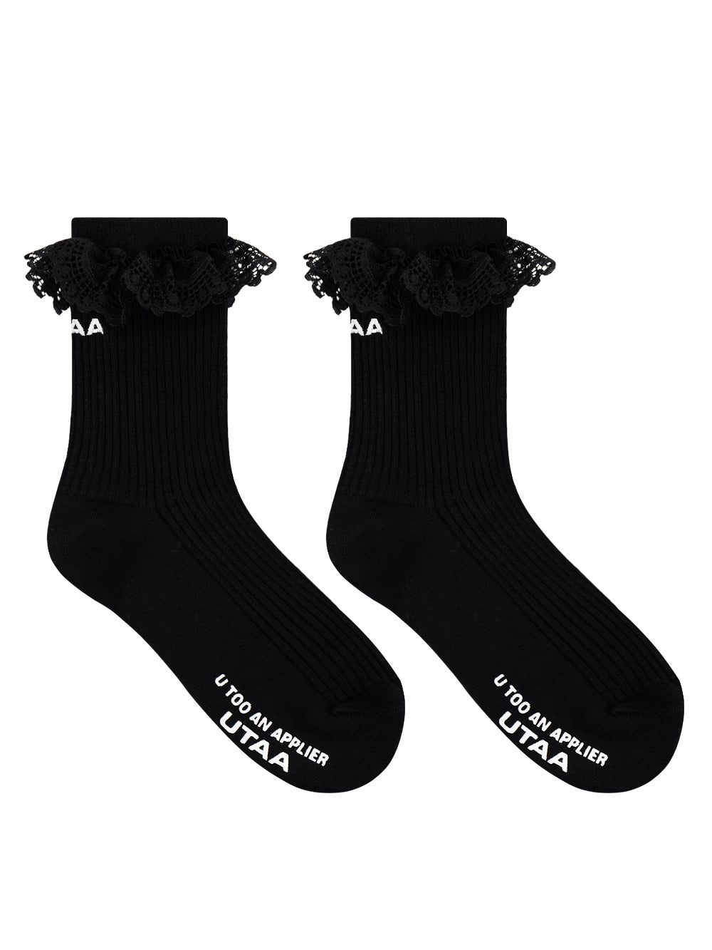 パンチングレースロゴソックス