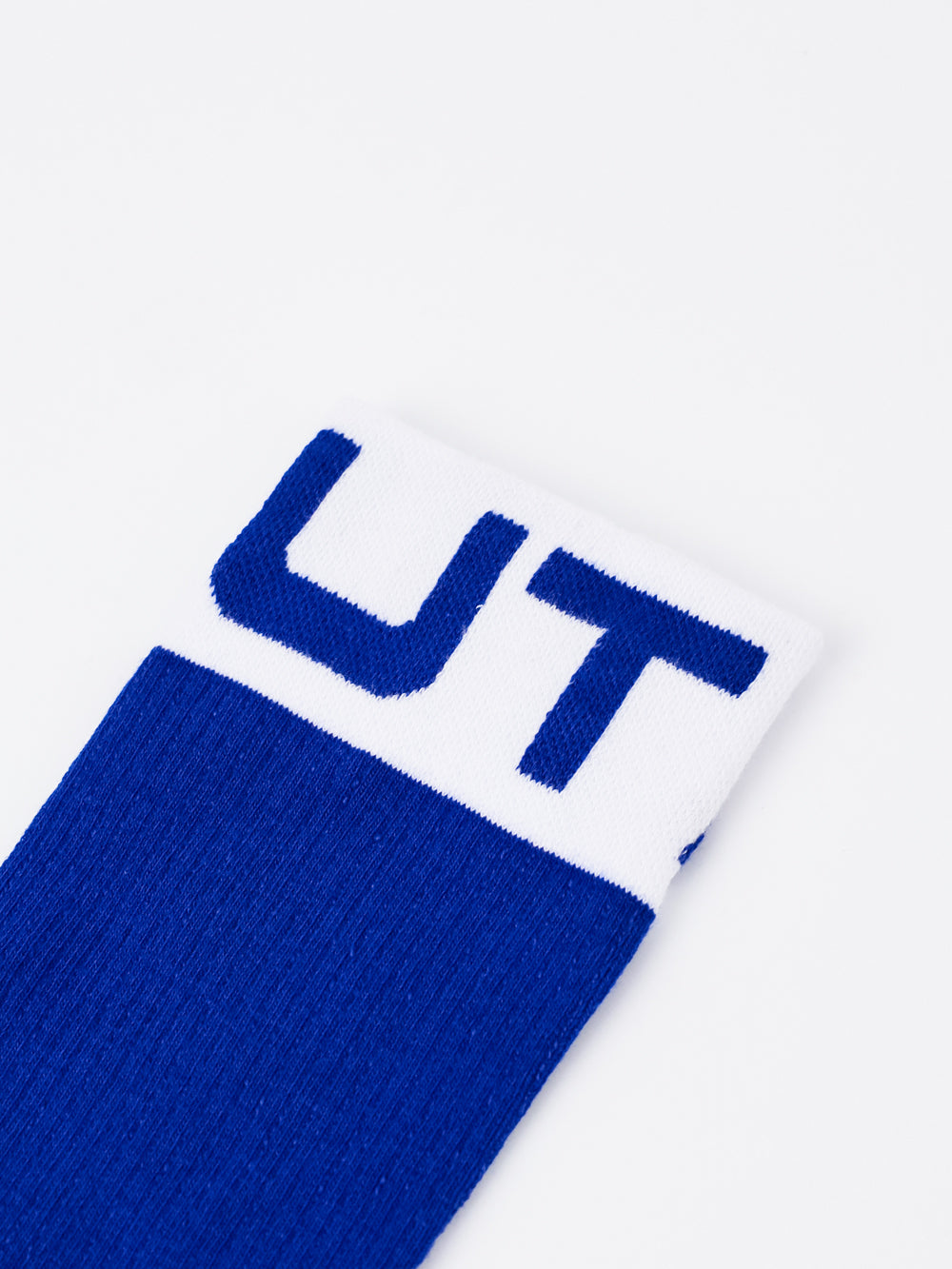 UTAA EssentialボールドロゴKneeソックス ブルー : Women's