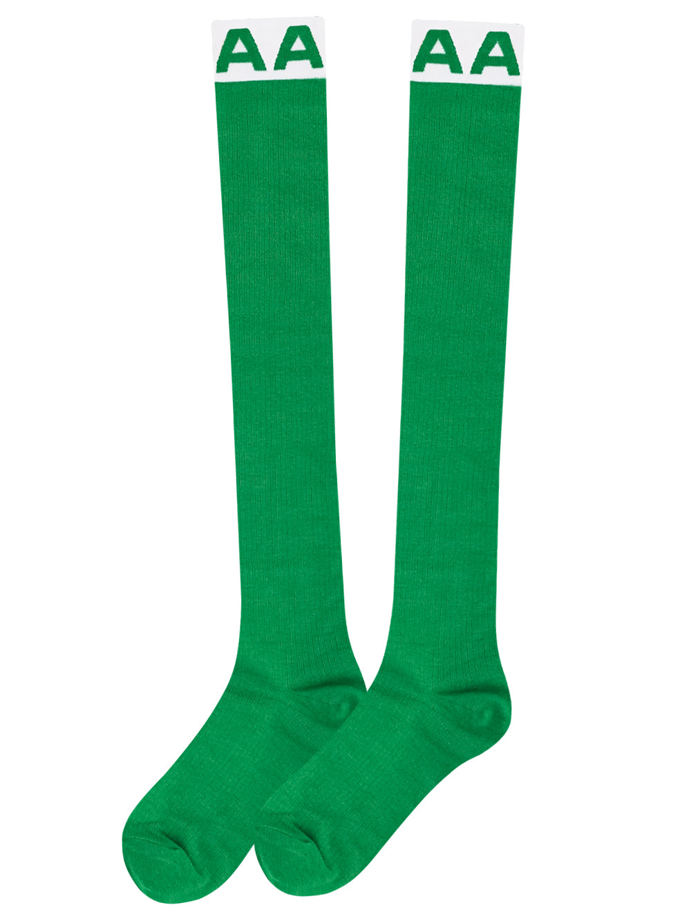 UTAA EssentialボールドロゴKneeソックス グリーン : Women's