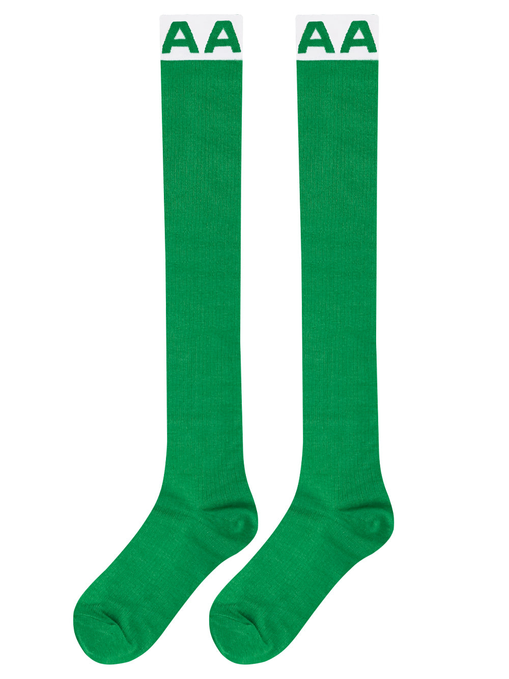 UTAA EssentialボールドロゴKneeソックス グリーン : Women's