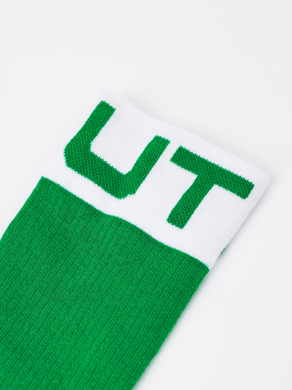UTAA EssentialボールドロゴKneeソックス グリーン : Women's