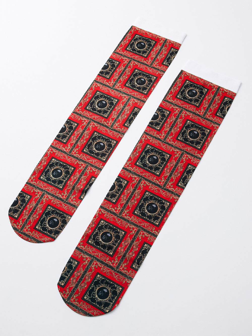 UTAA ギルトバッキンガムカラーソックス レッド : Women's
