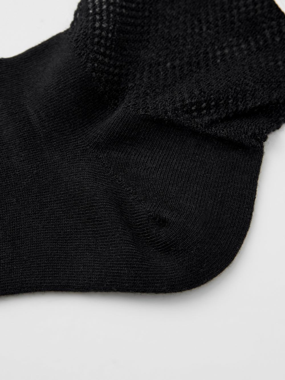 UTAA リボンLetteringメッシュソックス : Women's