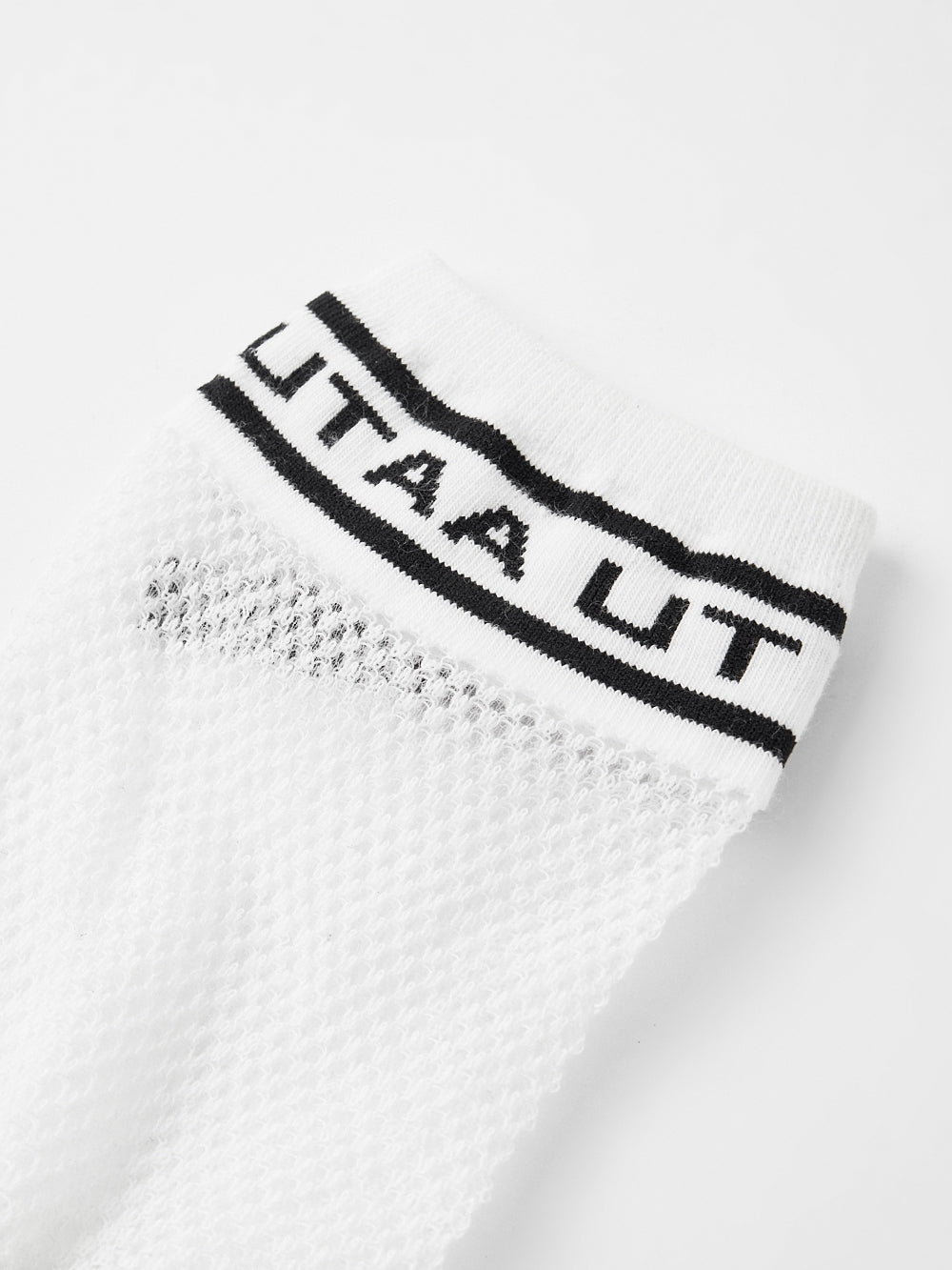 UTAA リボンLetteringメッシュソックス : Women's