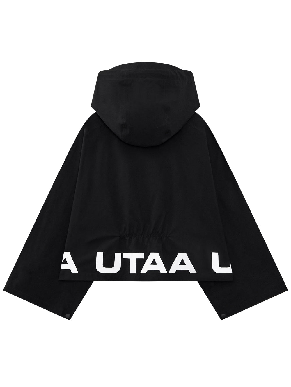 UTAA ボールドロゴHoodiePonchoRaincoat ブラック : Women's