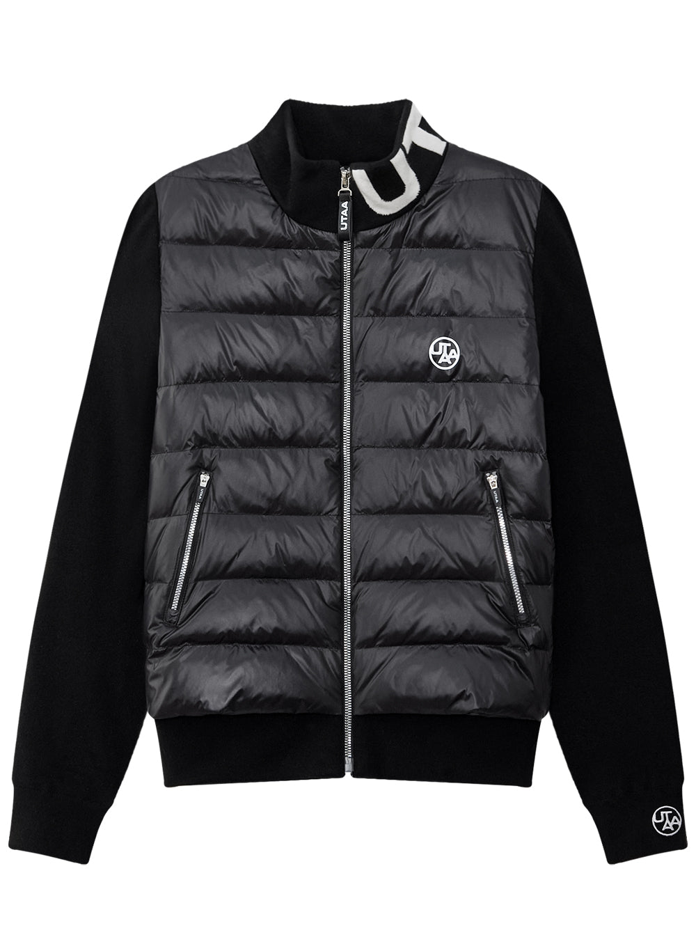 UTAA モノTypoニットスリーブダウンジャンパー : men's
