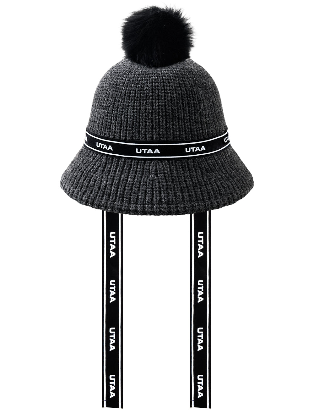 UTAA TypoストラップSnowballニットバケットハット CG : Women's