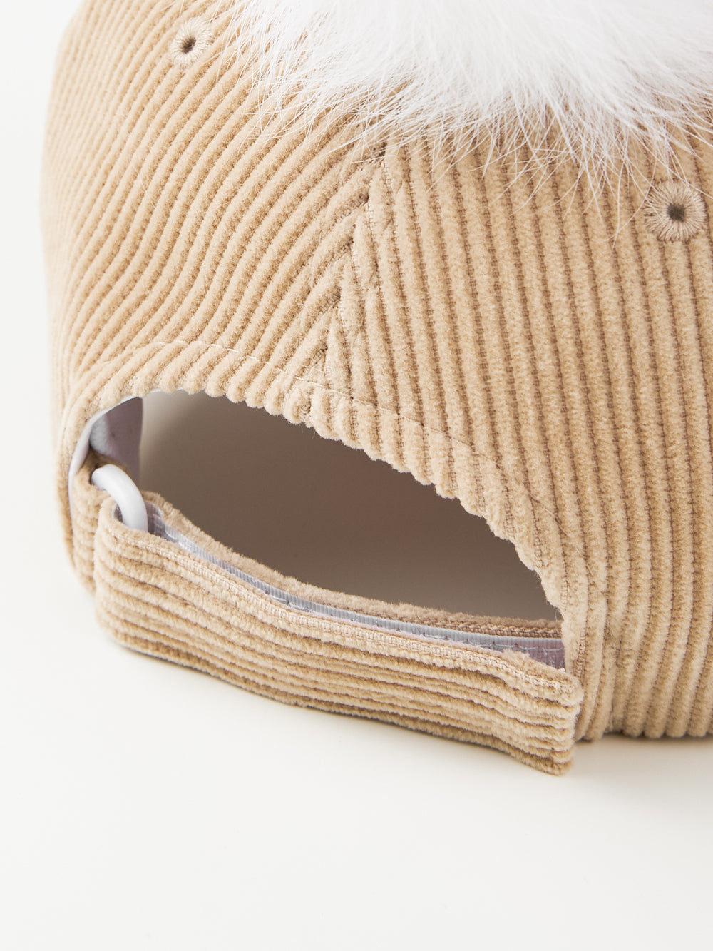 ユタ メロウコーデュロイファーボールキャップ (女性用)