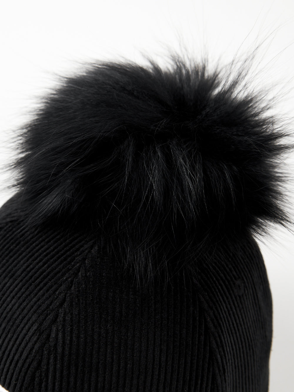 UTAA MellowCorduroyファーBallキャップ ブラック : Women's