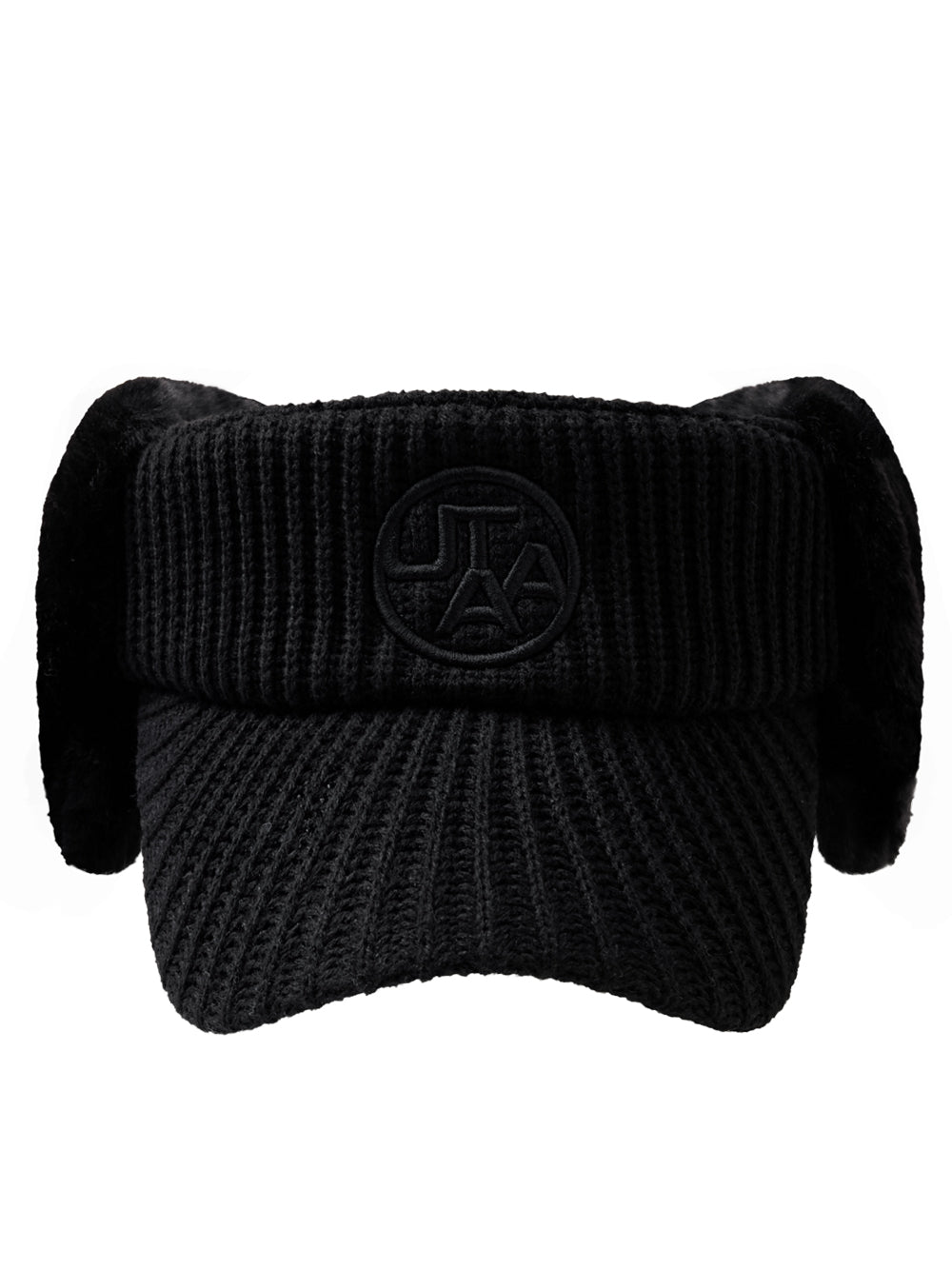 UTAA シンボルStitchニットファーバイザー : Women's