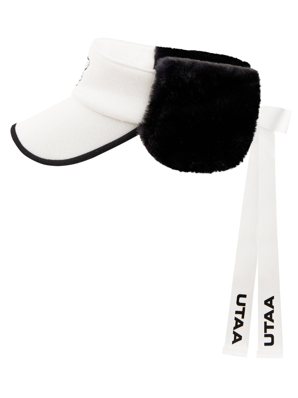 UTAA パンサーStadiumニットファーバイザー アイボリー : Women's