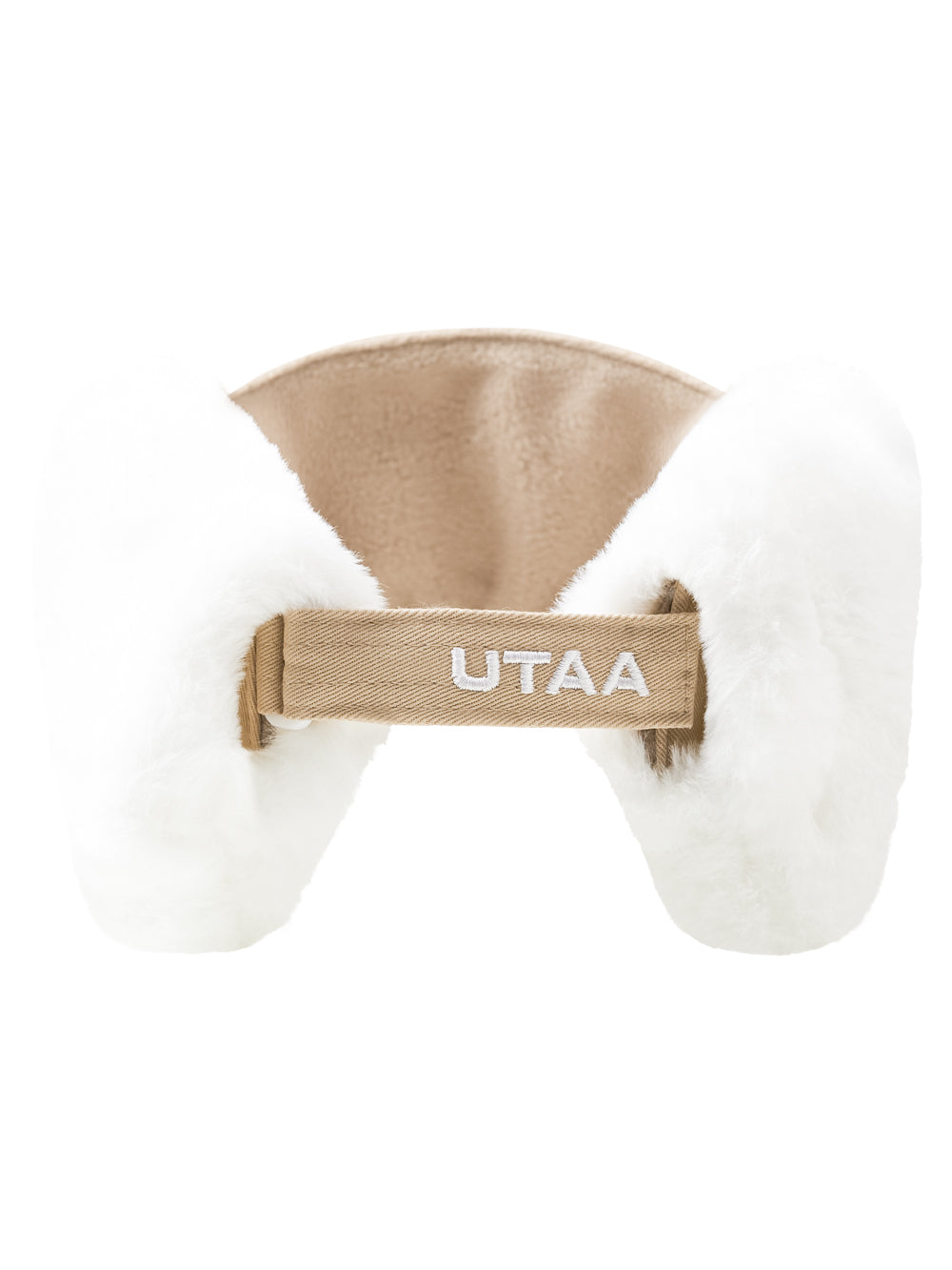 UTAA ウィンターボールドロゴファーバイザー ベージュ : Women's